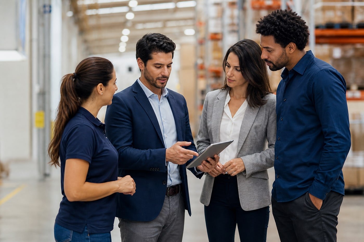 Consultores acompanhando processos