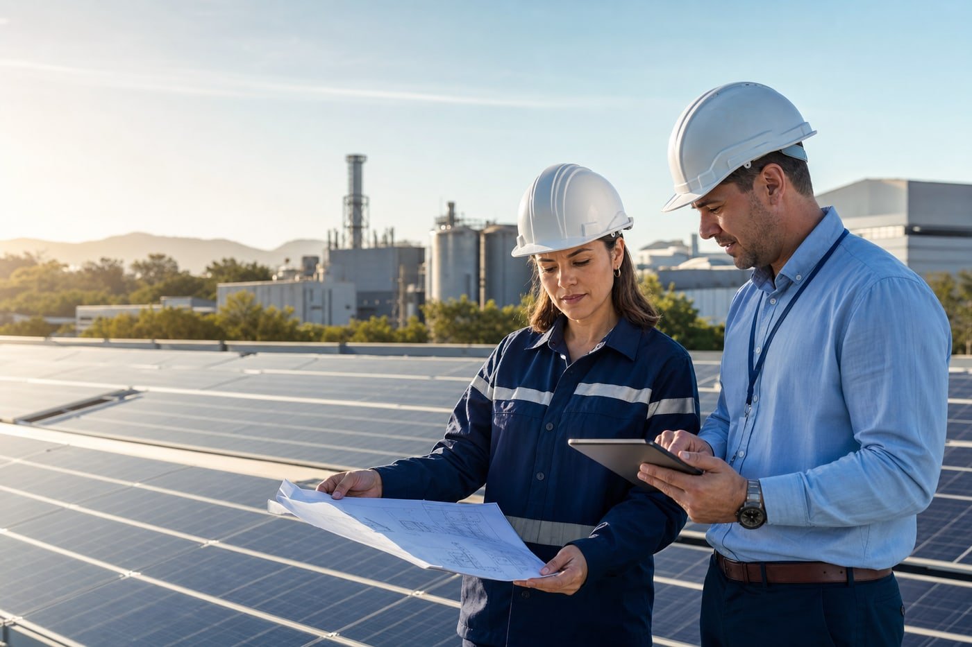 Gestão ambiental em planta de energia solar